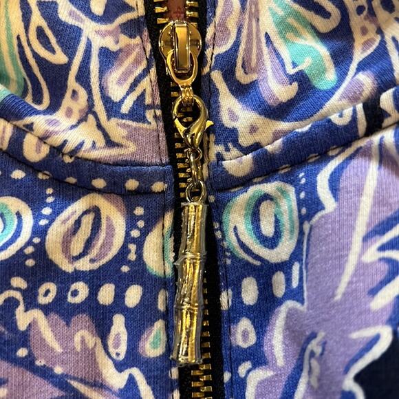 Lilly Pulitzer UPF 50+ Skipper Dress Lilac Verben Pop Up Coco Safari - New - XXS - Picture 10 of 15